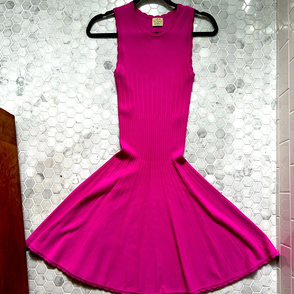 Torn by Ronny Kobo Hot Pink Mini Dress, Perfect Condition, S